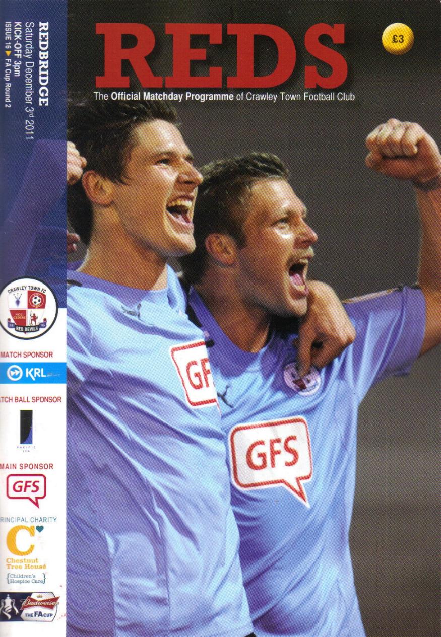 CRAWLEY TOWN v REDBRIDGE 2011/12 (FA CUP)